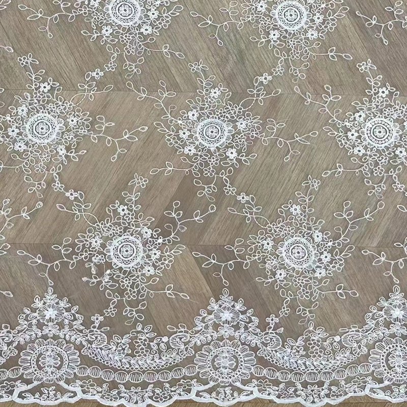Sunflower Milk Silk Dress Polyester Sequin Fabric for Women's Wear Who 7
